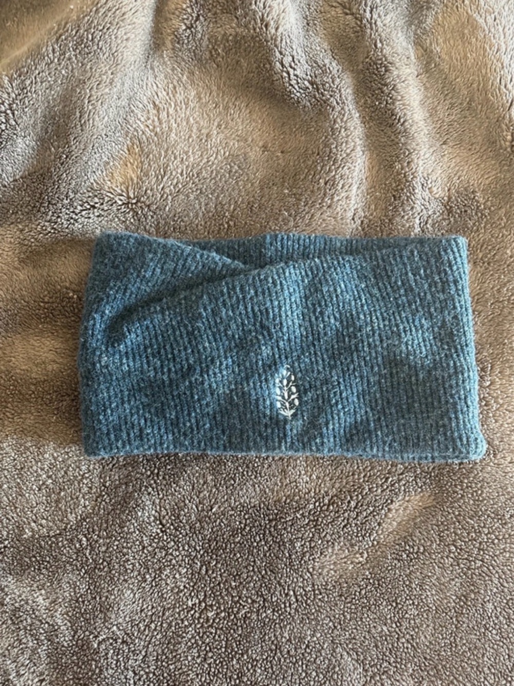 FP Movement by Free People Heathered Teal Knit Headband